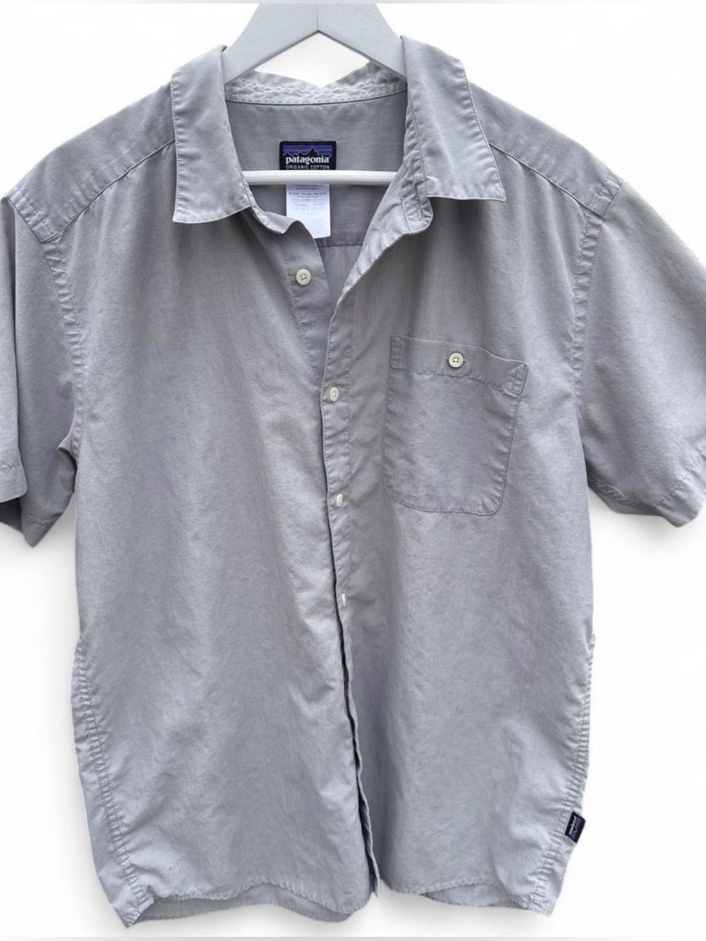 Patagonia Men's Short-Sleeve Button-Down Shirt — Gray
